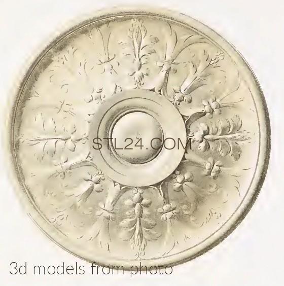 Розетки (ROSETTE_2306 -  | 3D model 3DSMAX / OBJ / STL) 3D модель для ЧПУ станка